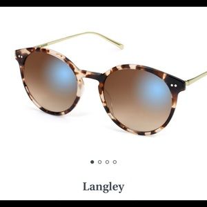 Warby Parker Langley Sunglasses (with tote bag)